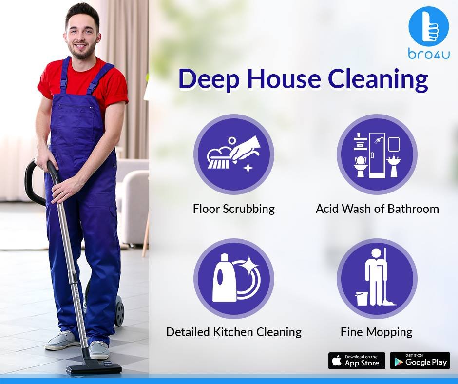 Total house cleaning